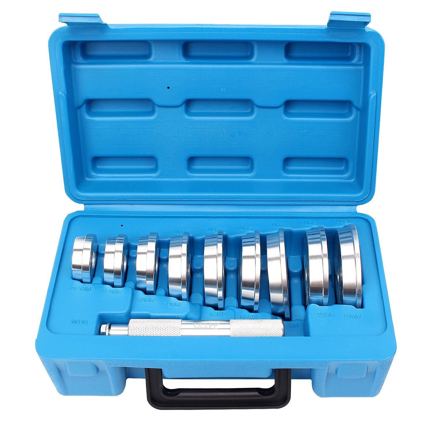 CCLIFE Multitool 10tlg Alu Druckstücksatz Druckstücke, (10 St)