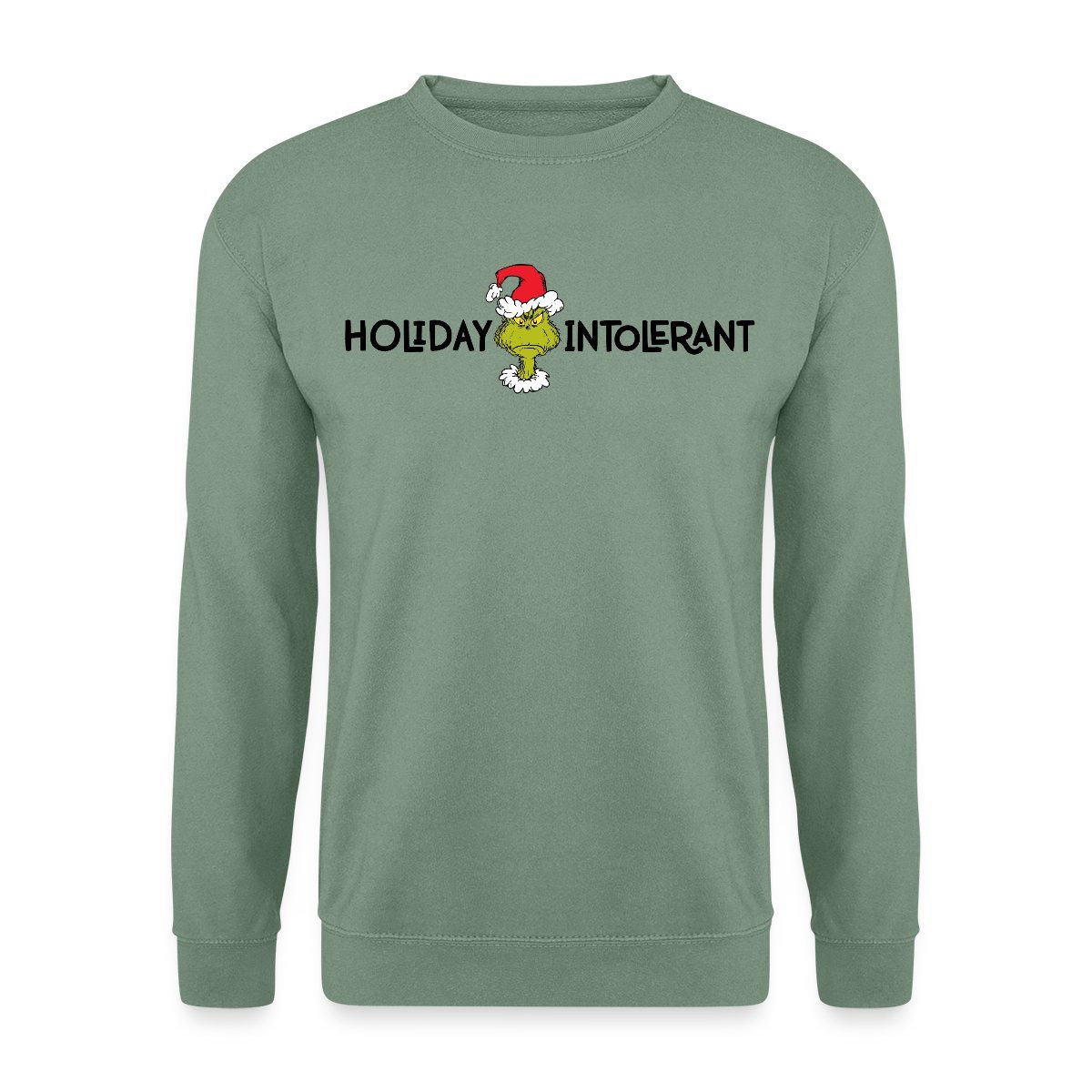 Sweatshirt Der Grinch Statement Holiday Intolerant Unisex Pullover