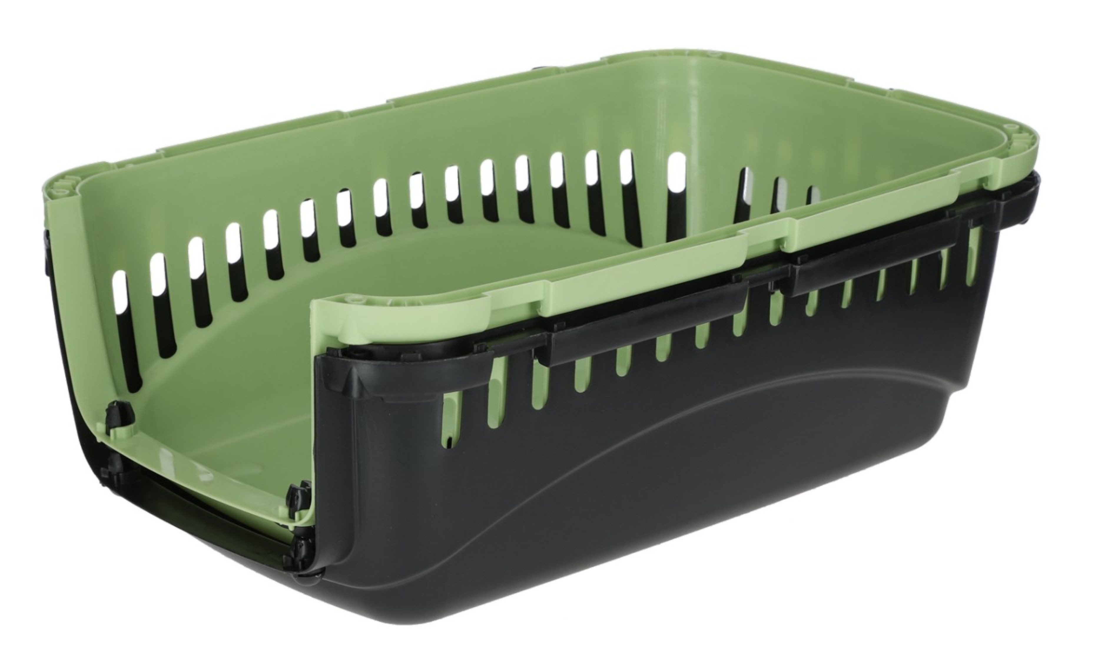 Kerbl Tiertransportbox Kerbl Transportbox Expedion m.Kunst. 45x30x30cm, Grün/Dunkelgrau 81347