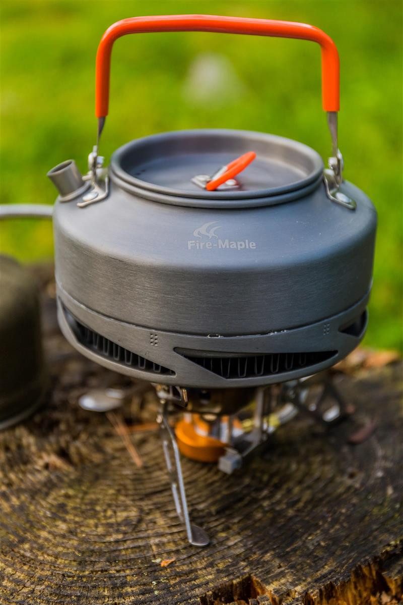 FireMaple Wasserkessel Feast XT1 Orange Wasserkocher, Aluminium (harteloxiert), Leicht, hitzebeständig, kompakt