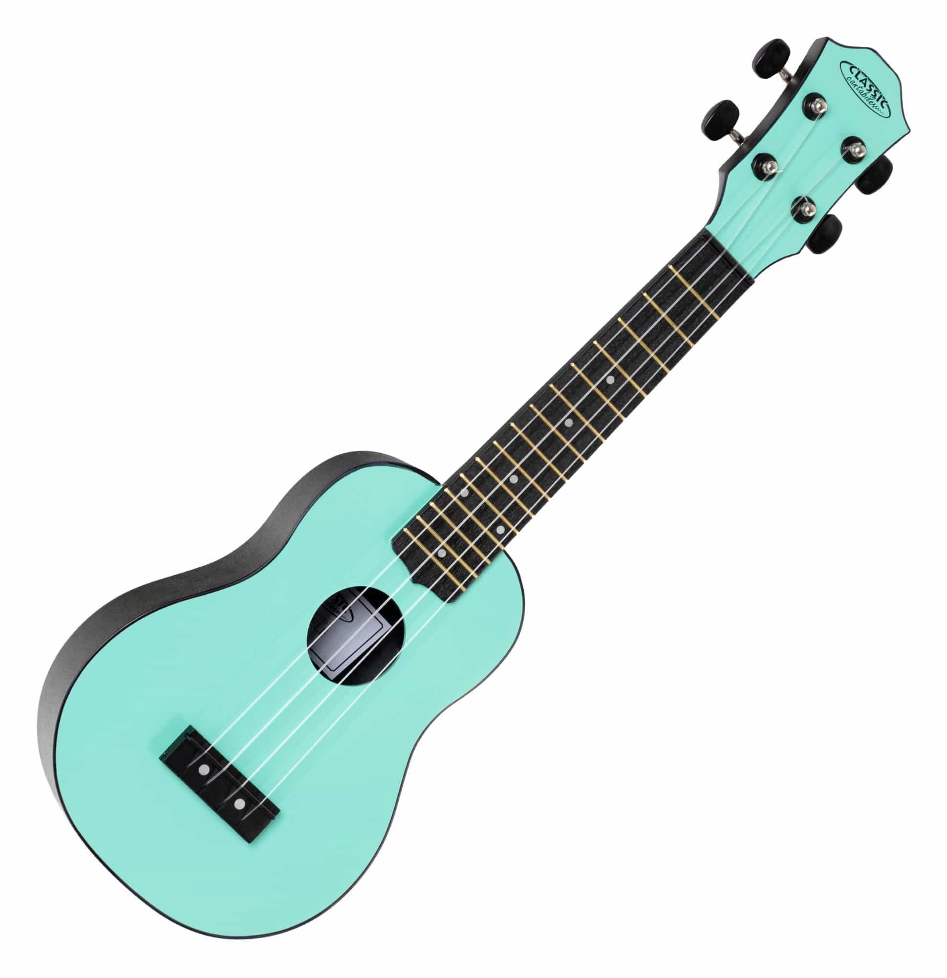 Classic Cantabile Ukulele OV-4, Sopranukulele, Gesamtlänge: 54 cm im Roundback-Design