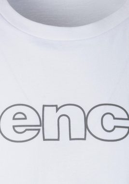 Bench. Loungewear T-Shirt (2-tlg) Shirt mit Logoprint, Basicshirt mit Rundhals aus reiner Baumwolle