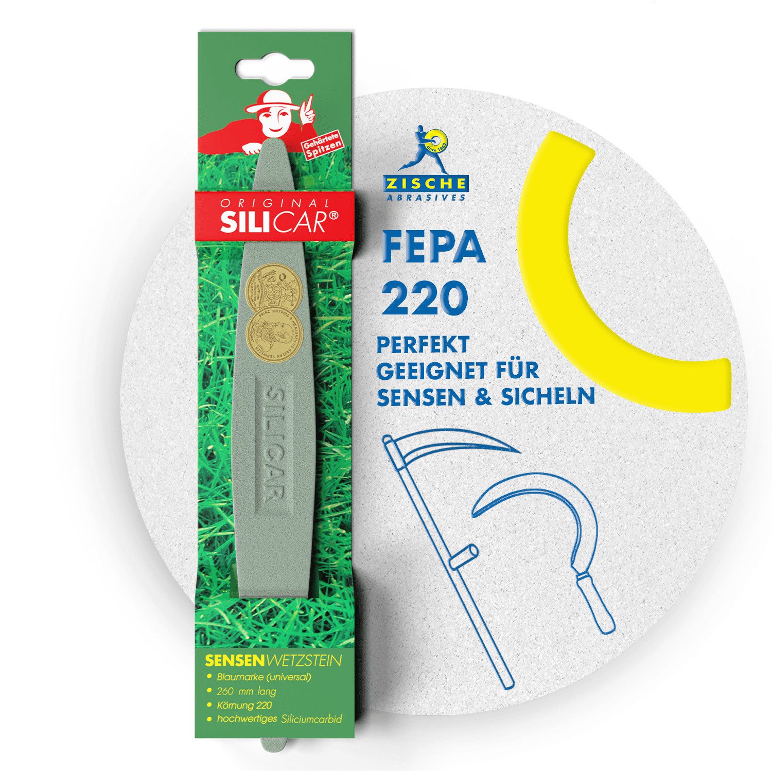 Schleifstein Robuster Silicar Sensenwetzstein