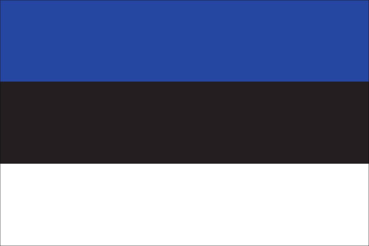 flaggenmeer Flagge Estland 160 g/m² Querformat