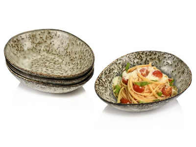SÄNGER Pastateller »Pompei Pastaschalen Set«, (4 St), Vintage Design, spülmaschinengeeignet