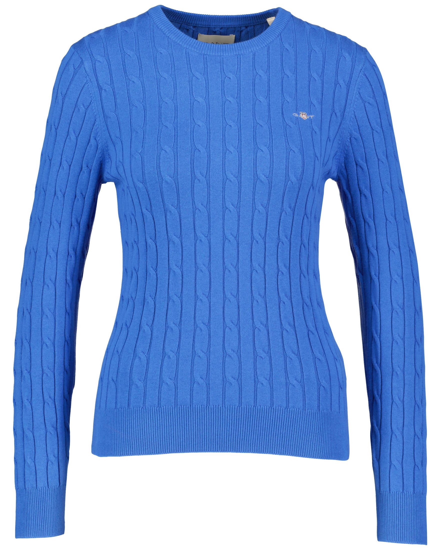 Gant Strickpullover Damen Pullover mit Zopfmuster günstig online kaufen