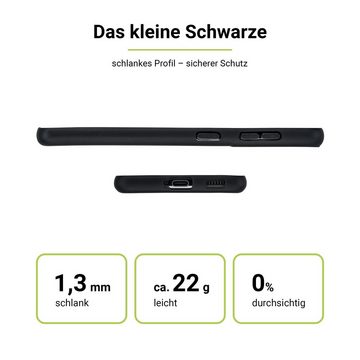 Artwizz Backcover Basic Black Case, Elastische Schutzhülle mit Kratzresistenz, Schwarz, Xiaomi 12 (5G) / 12X (5G)