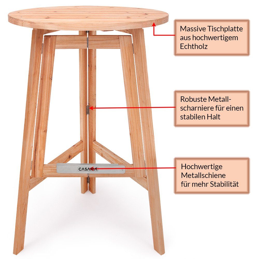 Casaria Stehtisch (1-St) günstig online kaufen