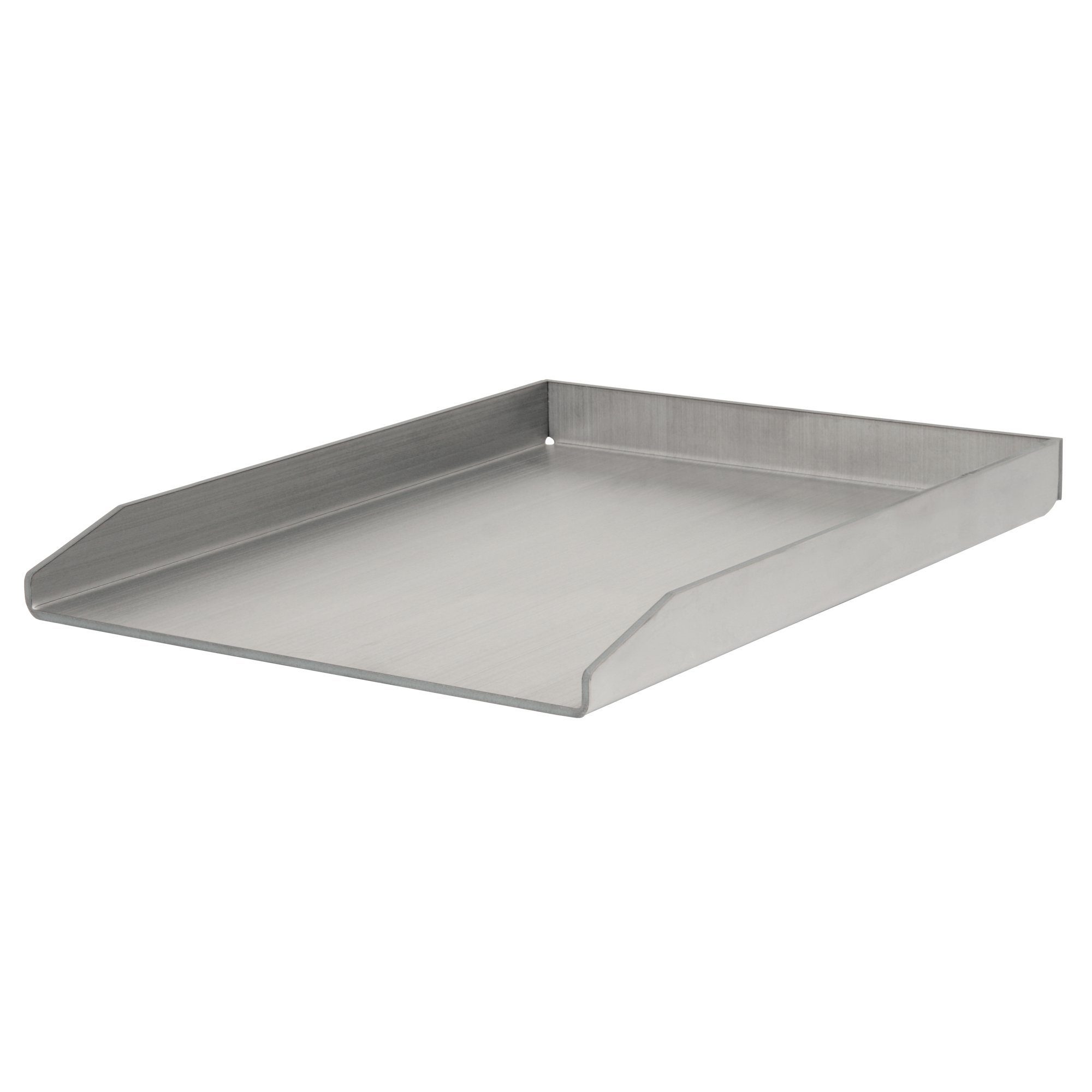 BBQ-Toro Grillplatte Edelstahl Grillplatte, 30 x 40 cm, BBQ Grill Plancha für Steak, Spiege