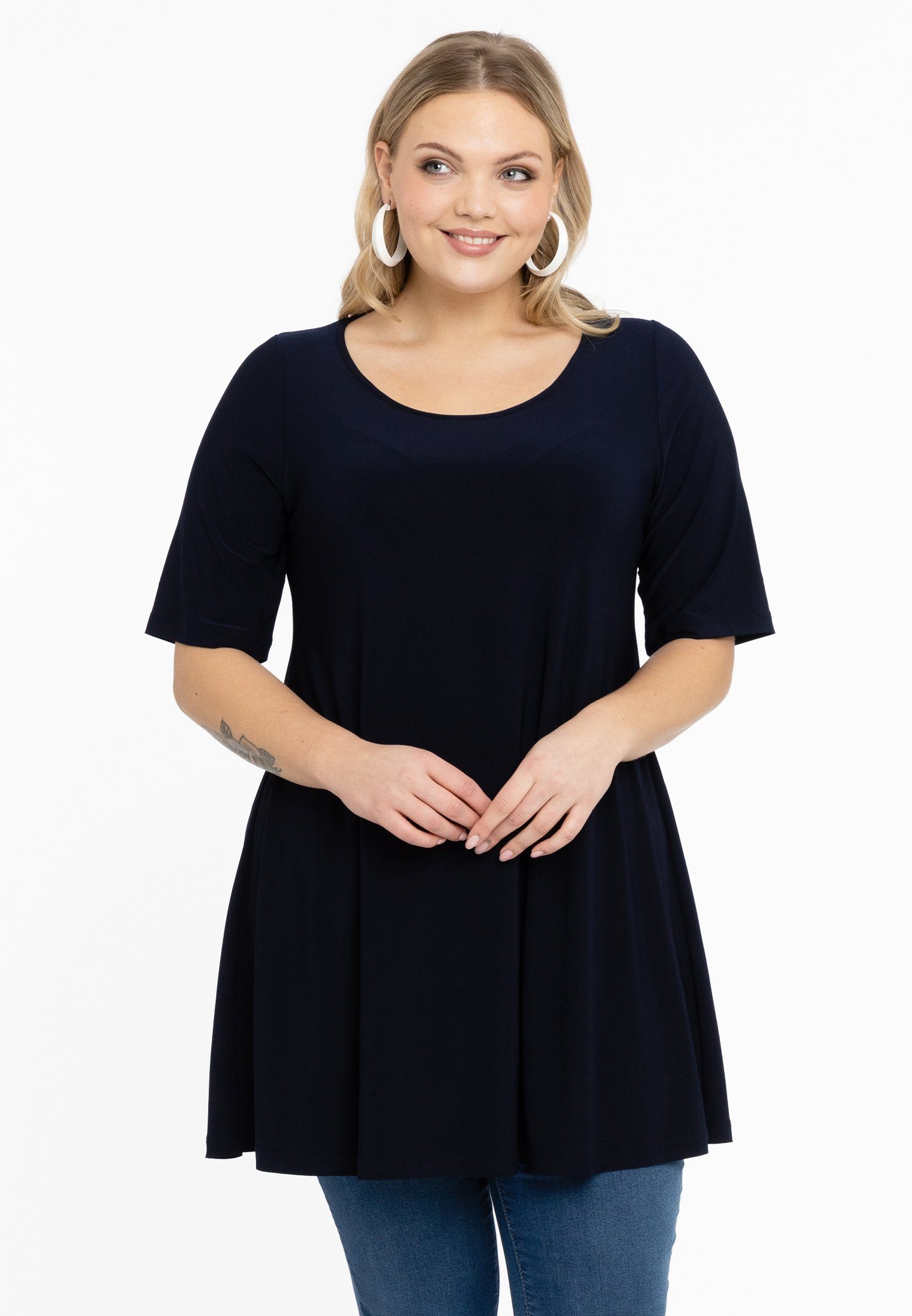 YOEK Langarmshirt Damen T-Shirt Große Größen günstig online kaufen
