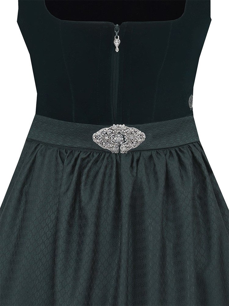 MarJo Dirndl Dirndl Grafling 65cm Länge flaschengrün