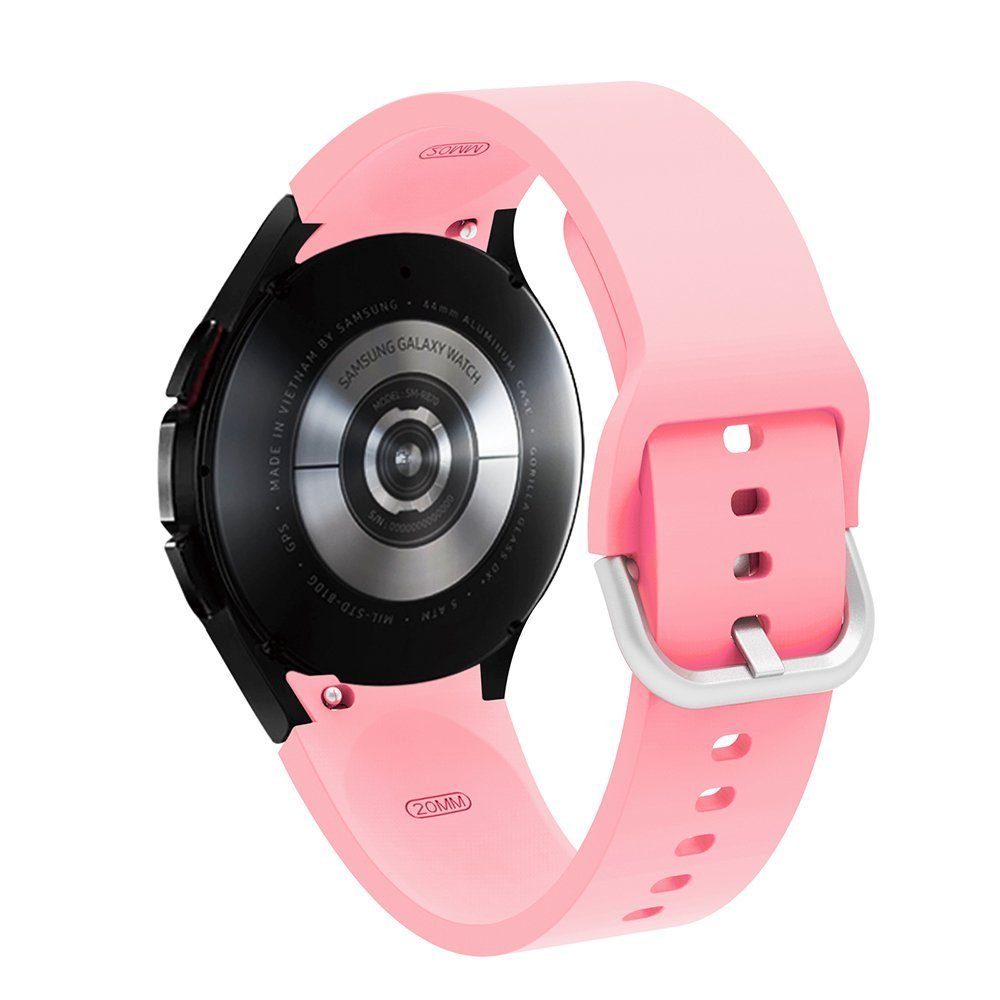 20mm Watch Band, Watch für Smartwatch-Armband rosa Silikon, Galaxy 5 Watch 4/ Armband, Diida