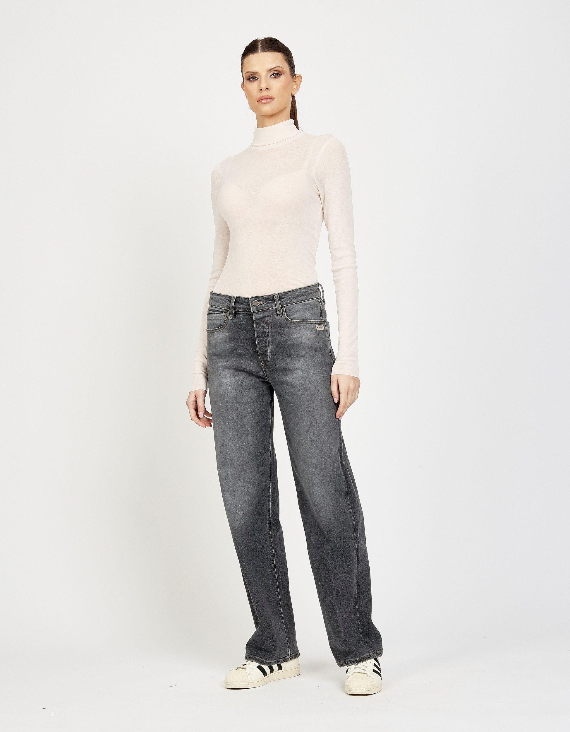 GANG Gerade Jeans - modische hochwertige graue Denim von GANG – Bild 2 von 5