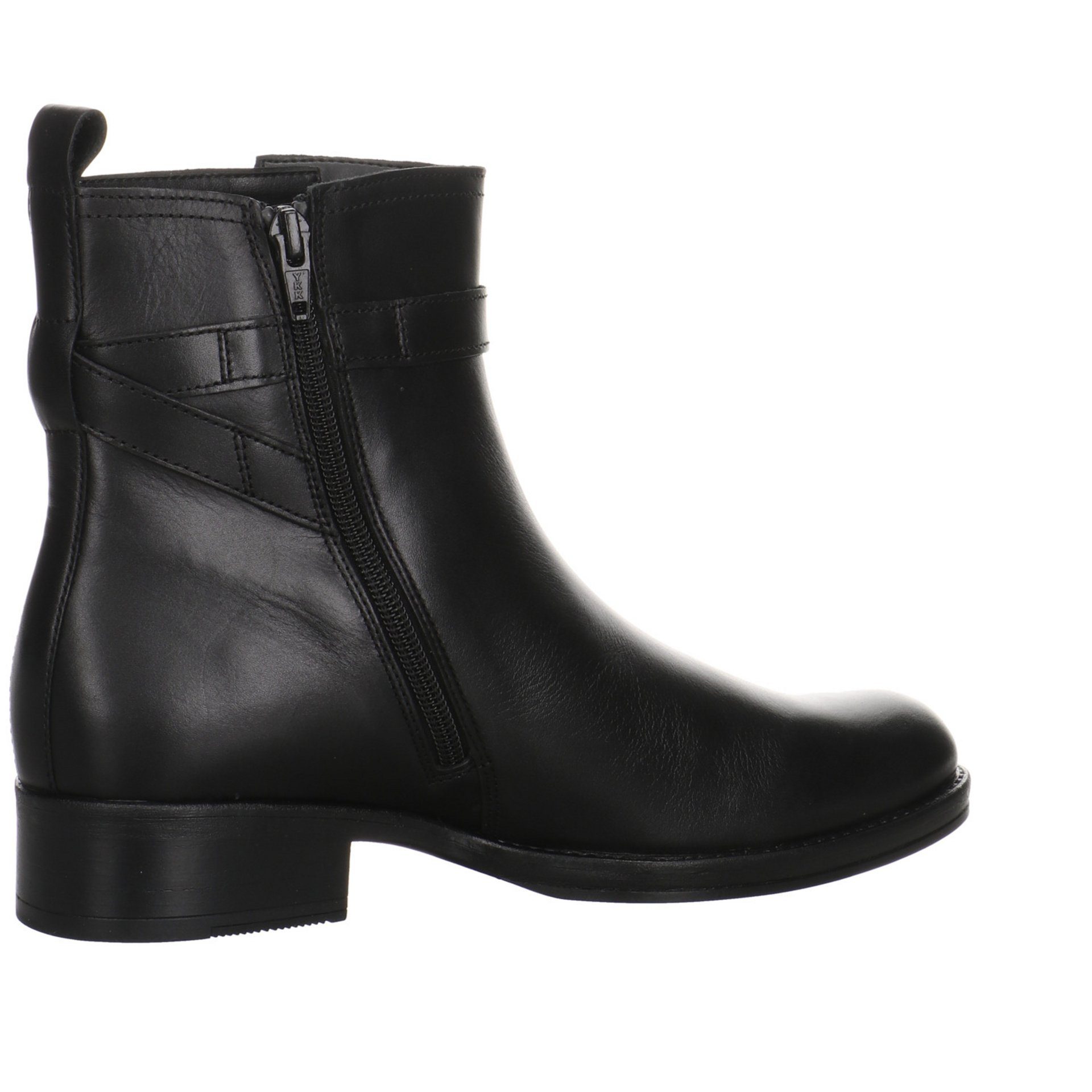 Damen Stiefeletten Glattleder schwarz Schuhe Stiefelette Gabor Stiefelette