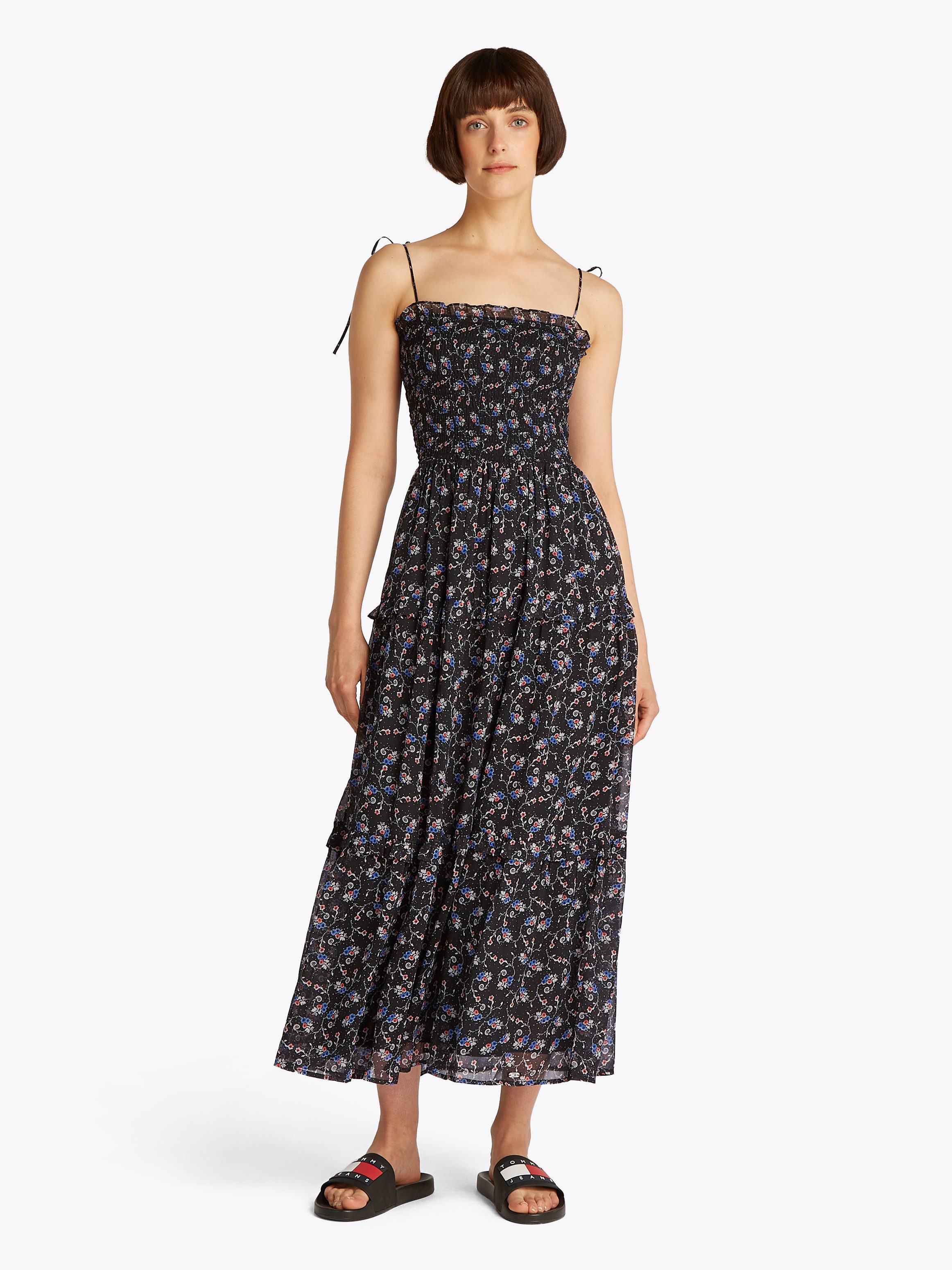 Tommy Jeans Maxikleid TJW AOP CHIFFON günstig online kaufen