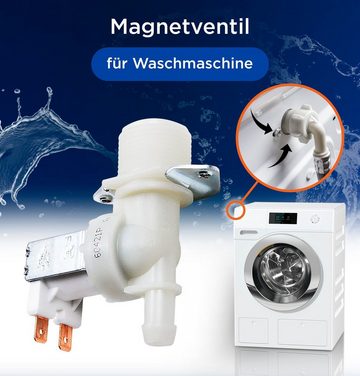 VIOKS Geräteventil Magnetventil 1-fach 180° 11,5mmØ, für Waschmaschine