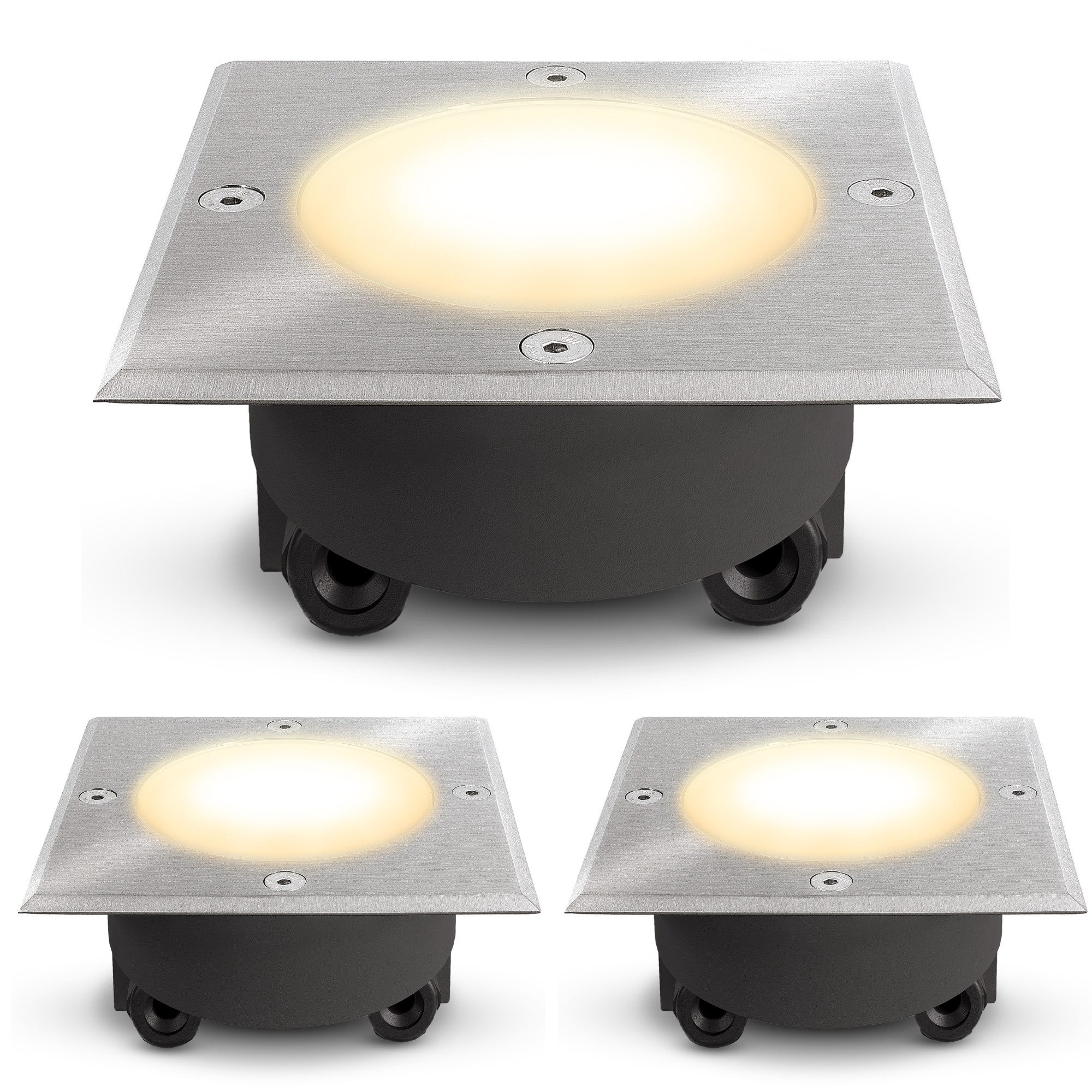 SSC-LUXon LED Gartenstrahler Bodeneinbaustrahler quadratisch VIROK günstig online kaufen