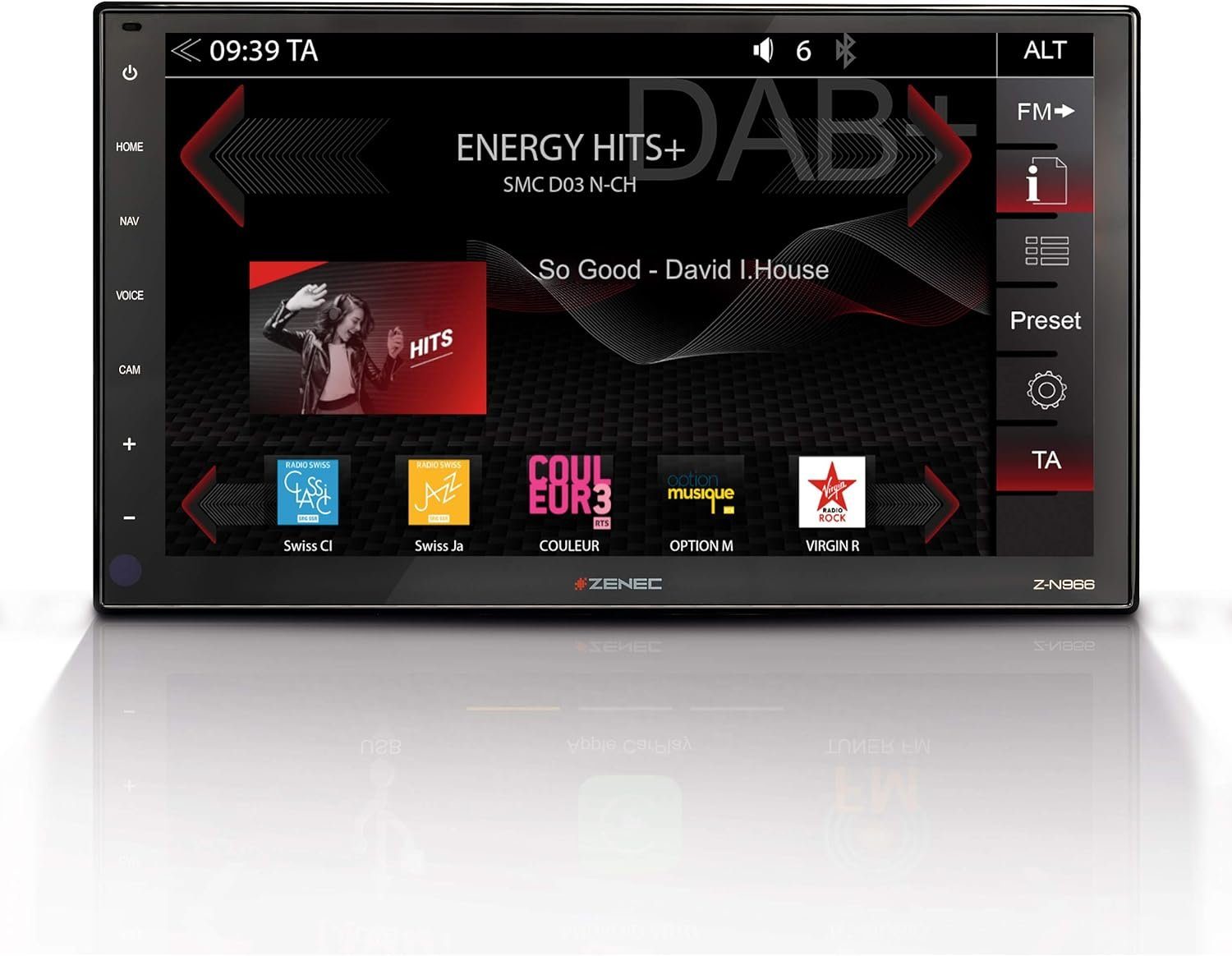 Z-N966 Moniceiver Autoradio Display Zenec 9"- mit Zenec