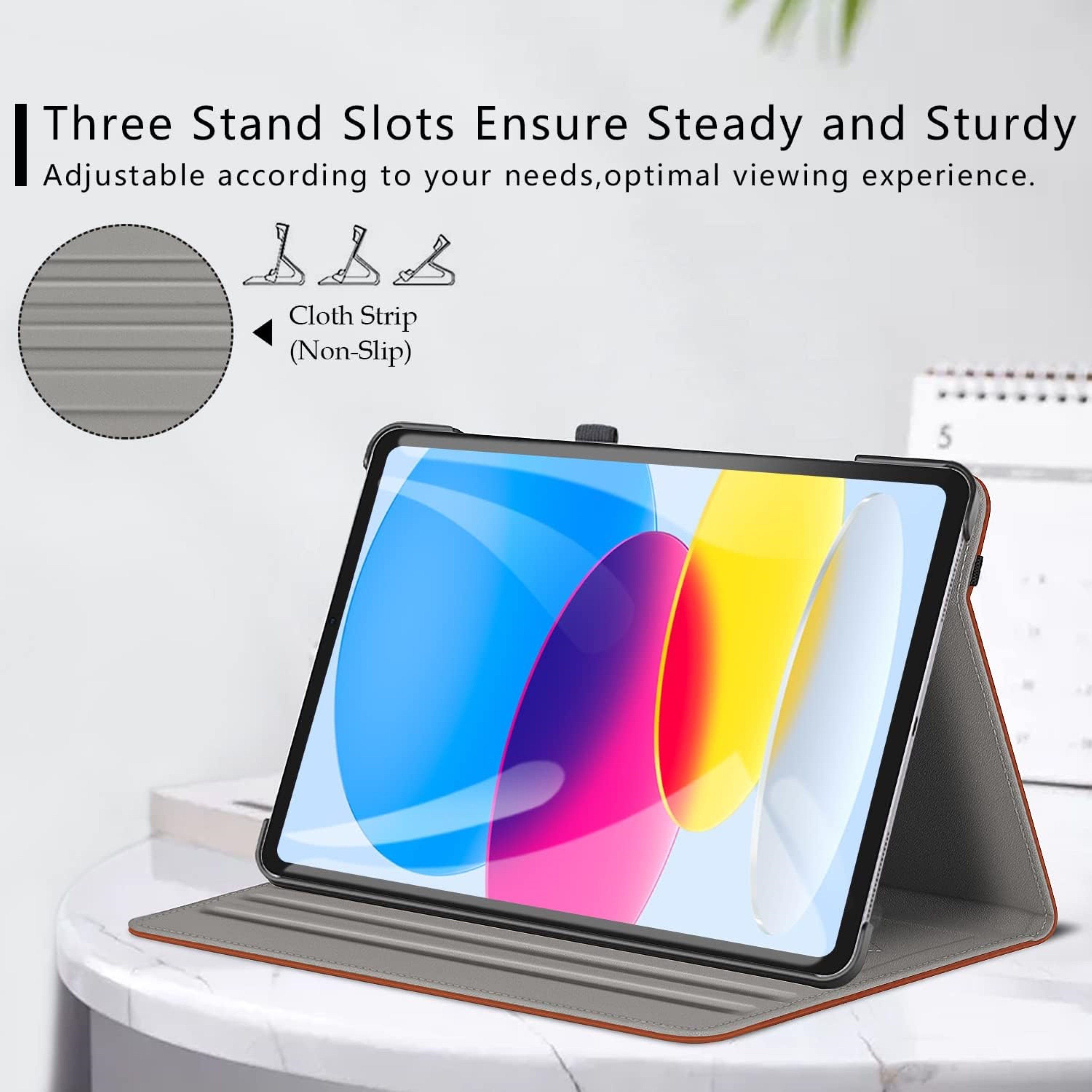 ZtotopCases Tablet-Hülle iPad 10. Gen. Hülle mit Standfunktion und magnetischem Verschluss 10,9 Zoll, Robuste iPad Hülle mit Standfunktion und Auto Sleep/Wake,  – Bild 4 von 5
