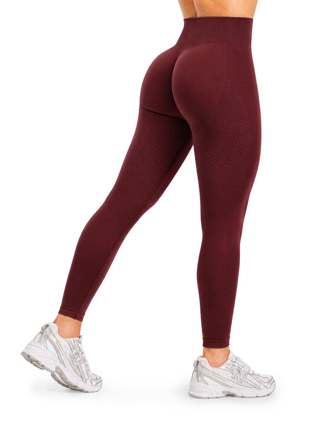 Smilodox Leggings Amaze Scrunch Pro, High Waist Booty Scrunch Yoga & Fitnesshose Shaped Fit Squatproof Push Up Trainingshose Gym Alltag Figurformend