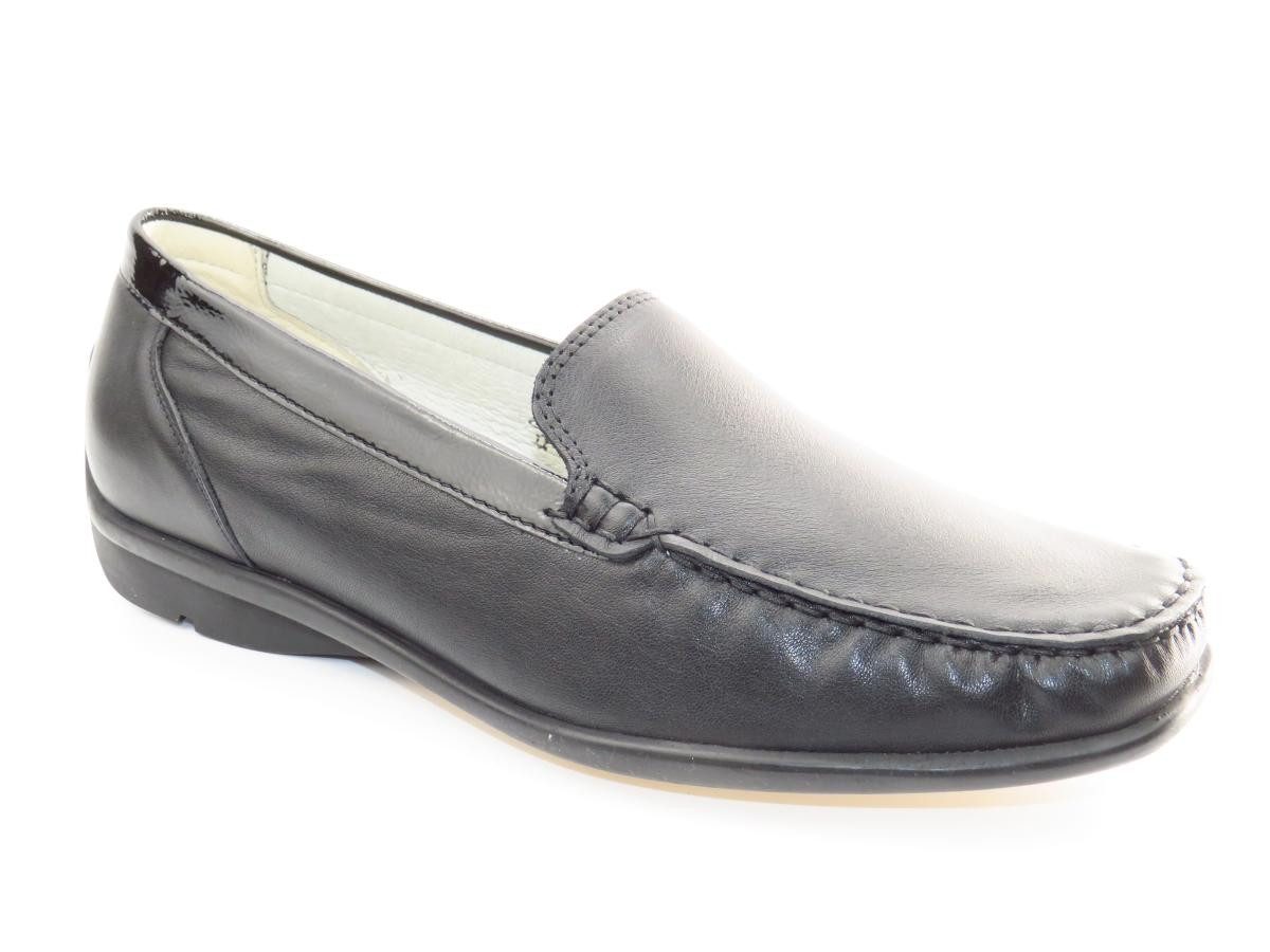 Waldläufer Harriet Leder schwarz H Slipper günstig online kaufen