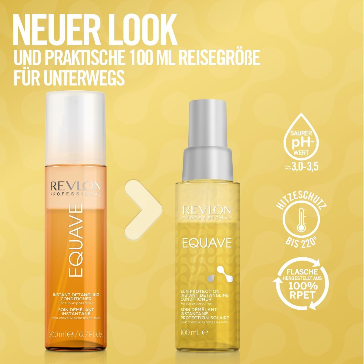 REVLON PROFESSIONAL Leave-in Pflege EQUAVE SUN PROTECTION DETANGLING CONDITIONER, Alle Haartypen 100 ml