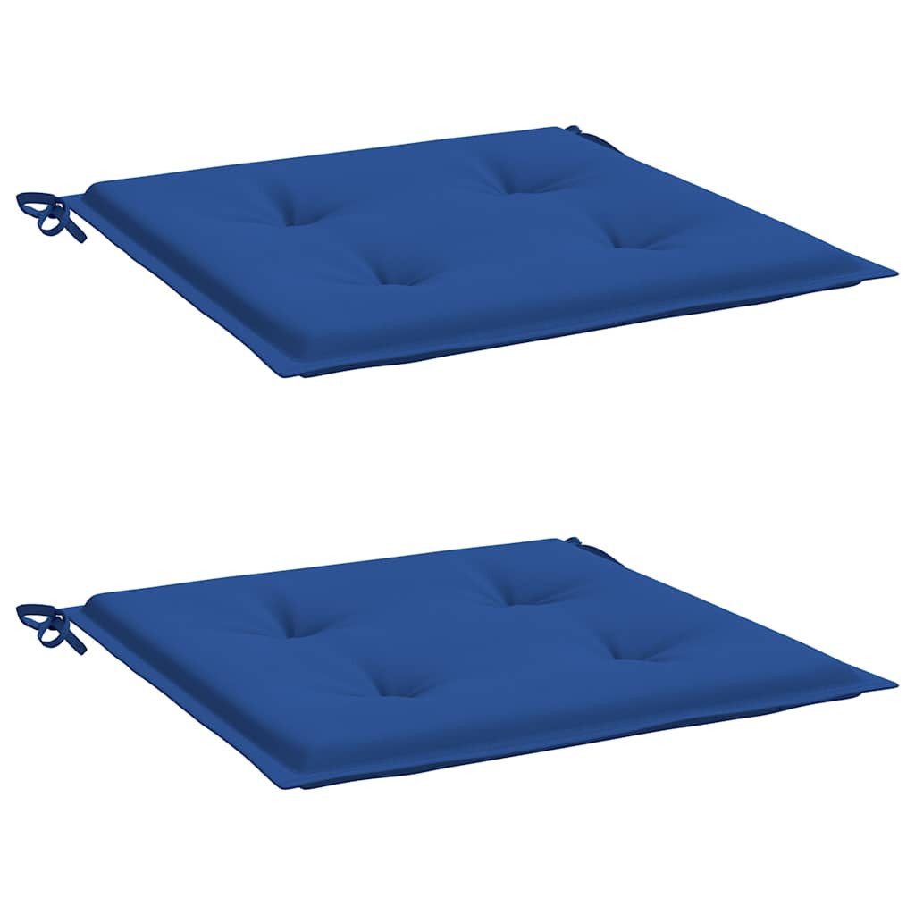 vidaXL Sitzauflage Gartenstuhl-Kissen 2 Stk. Königsblau günstig online kaufen