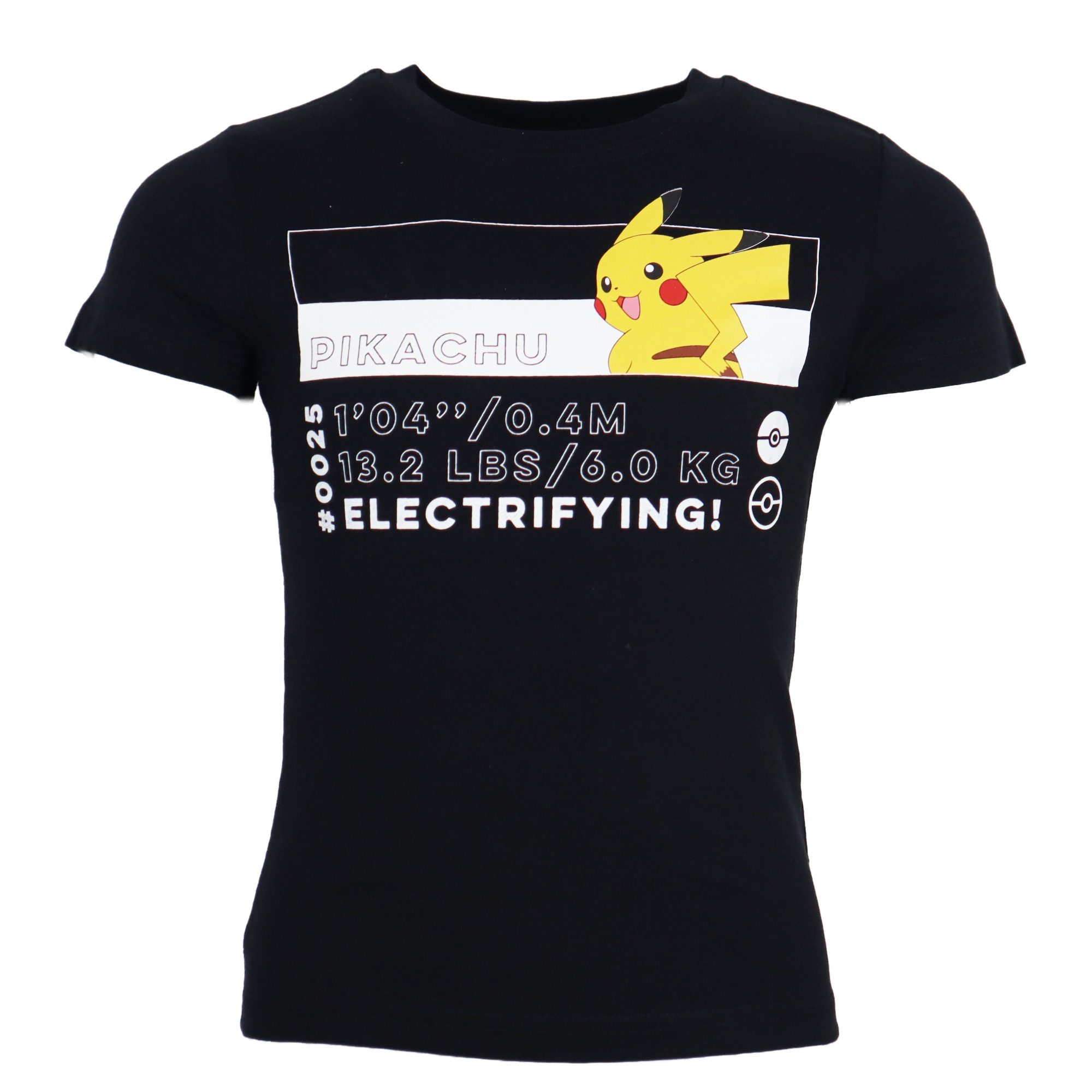 Print-Shirt Pokémon Pikachu Jungen T-Shirt – Elektrisierendes Kurzarm-Shirt