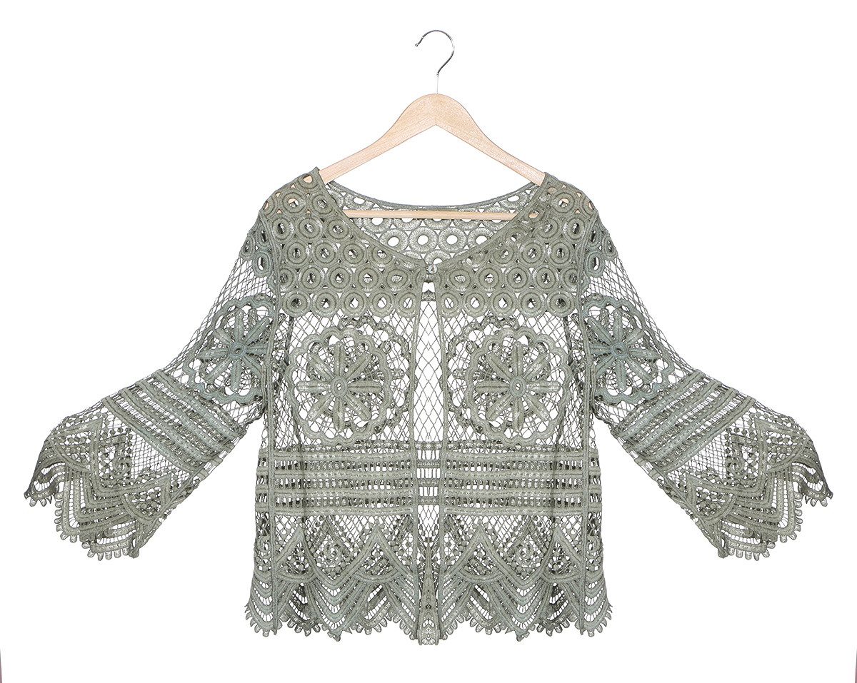 Aurela Damenmode Strickjacke Damen Häkeljacke Sommer günstig online kaufen