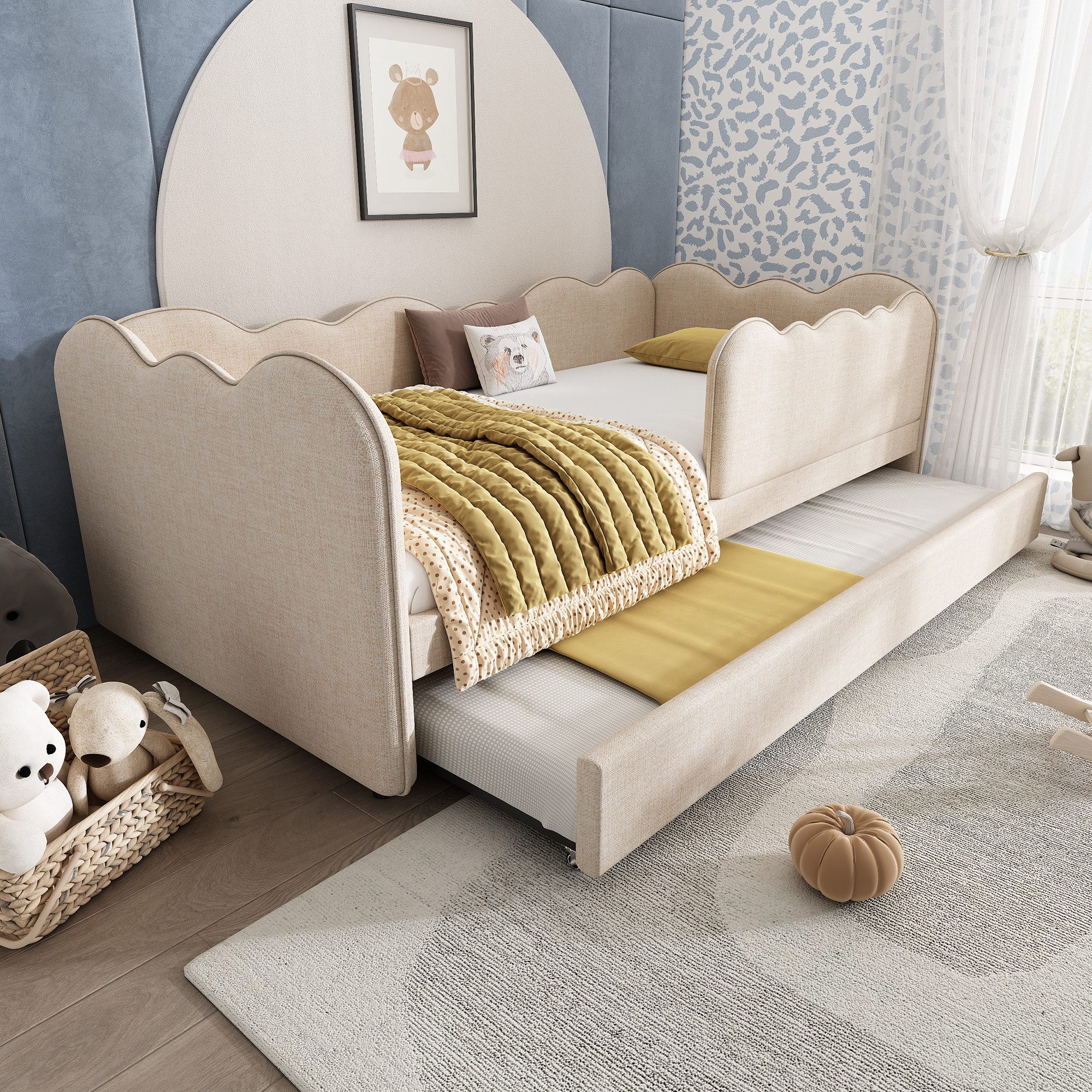 Flieks Daybett, Polsterbett Tagesbett Schlafsofa Kinderbett günstig online kaufen