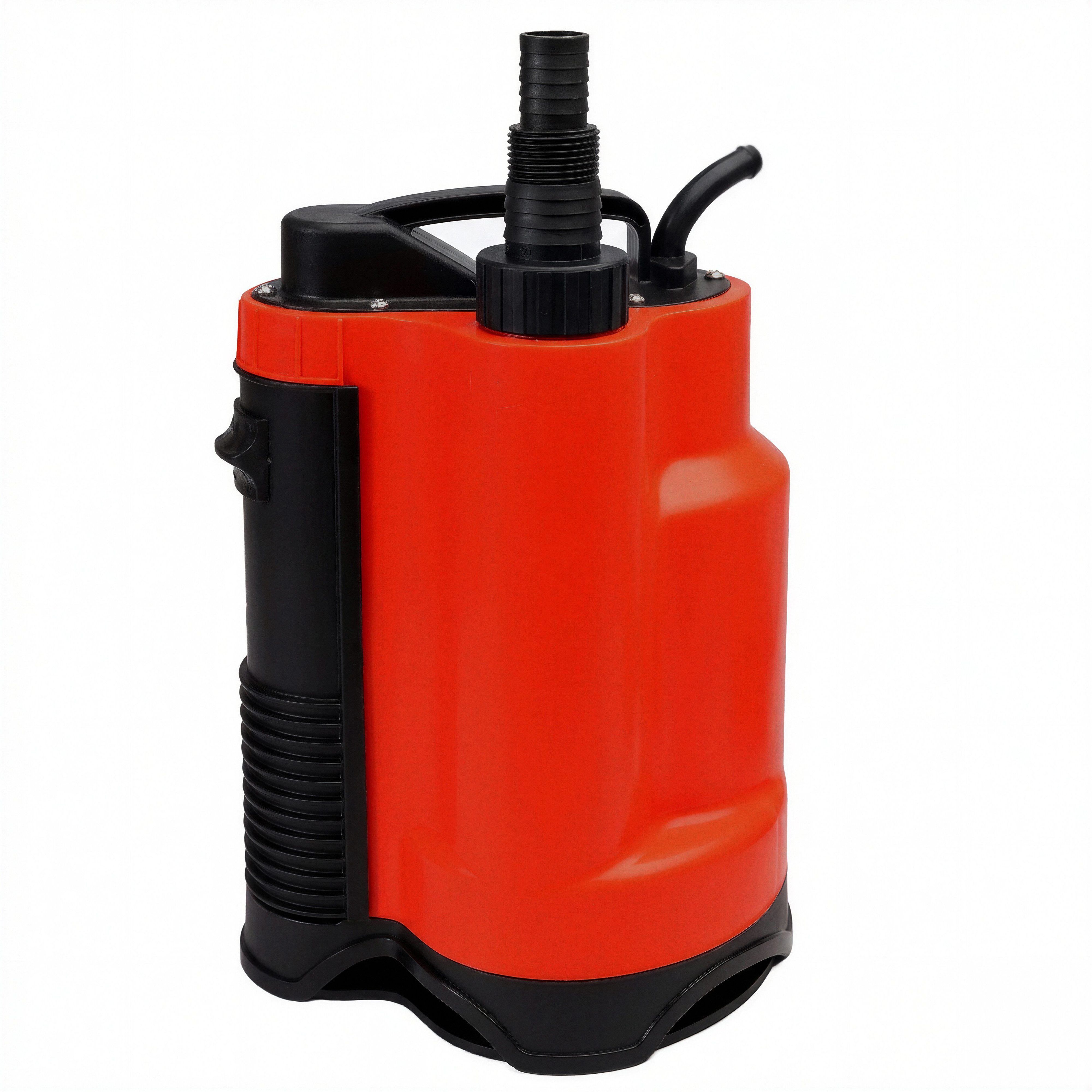 Grafner Tauchpumpe Drainagepumpe Tauchpumpe Schmutzwasser400 Watt 7500L/h (1, inkl. Anschlussadapter), Automatischer und Manueller Modus, Förderleistung bis zu 7500 l/h