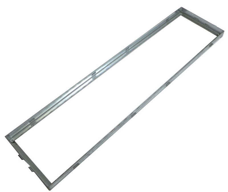 Fußmatte Zarge Rahmen Winkelrahmen 100x25 cm Stahl verzinkt Zubehör für Fußabstreifer Gitterrost, Xanie, rechteckig, Höhe: 32 mm, stabil und langlebig