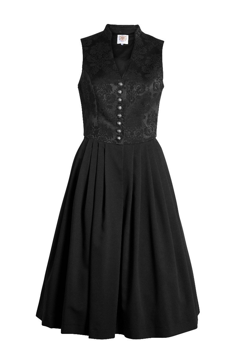 BERWIN & WOLFF Dirndl Midi Dirndl 1tlg. - GIANNA - schwarz mehr