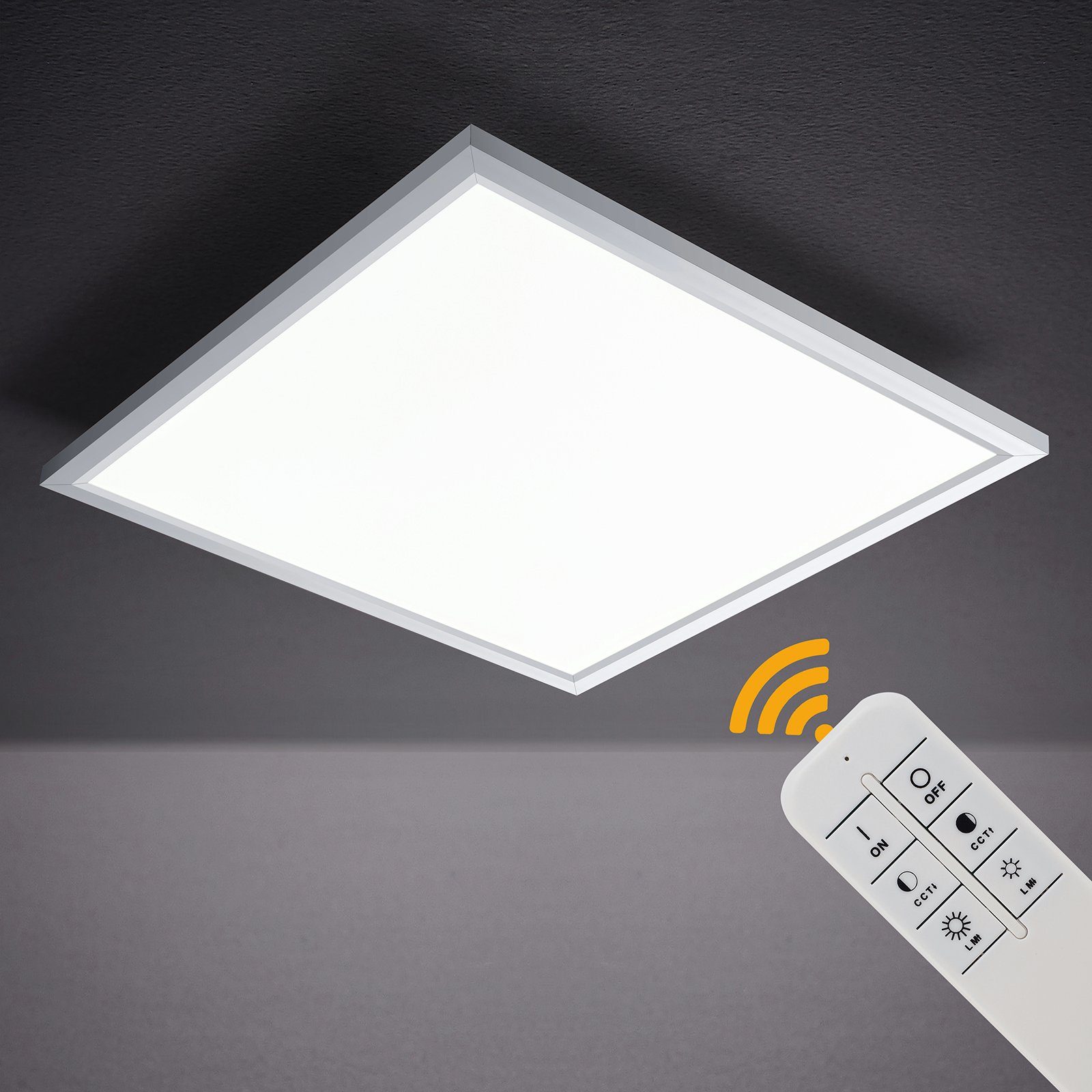 IMPTS LED Deckenleuchte »LED Panel Deckenlampe,Dimmbar  Farbwechsel,Deckenlampe mit Fernbedienung«, LED online kaufen | OTTO