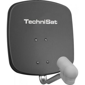 TechniSat SATMAN 45, UNYSAT-Universal-V/H-LNB SAT-Antenne (45 cm, Aluminium)