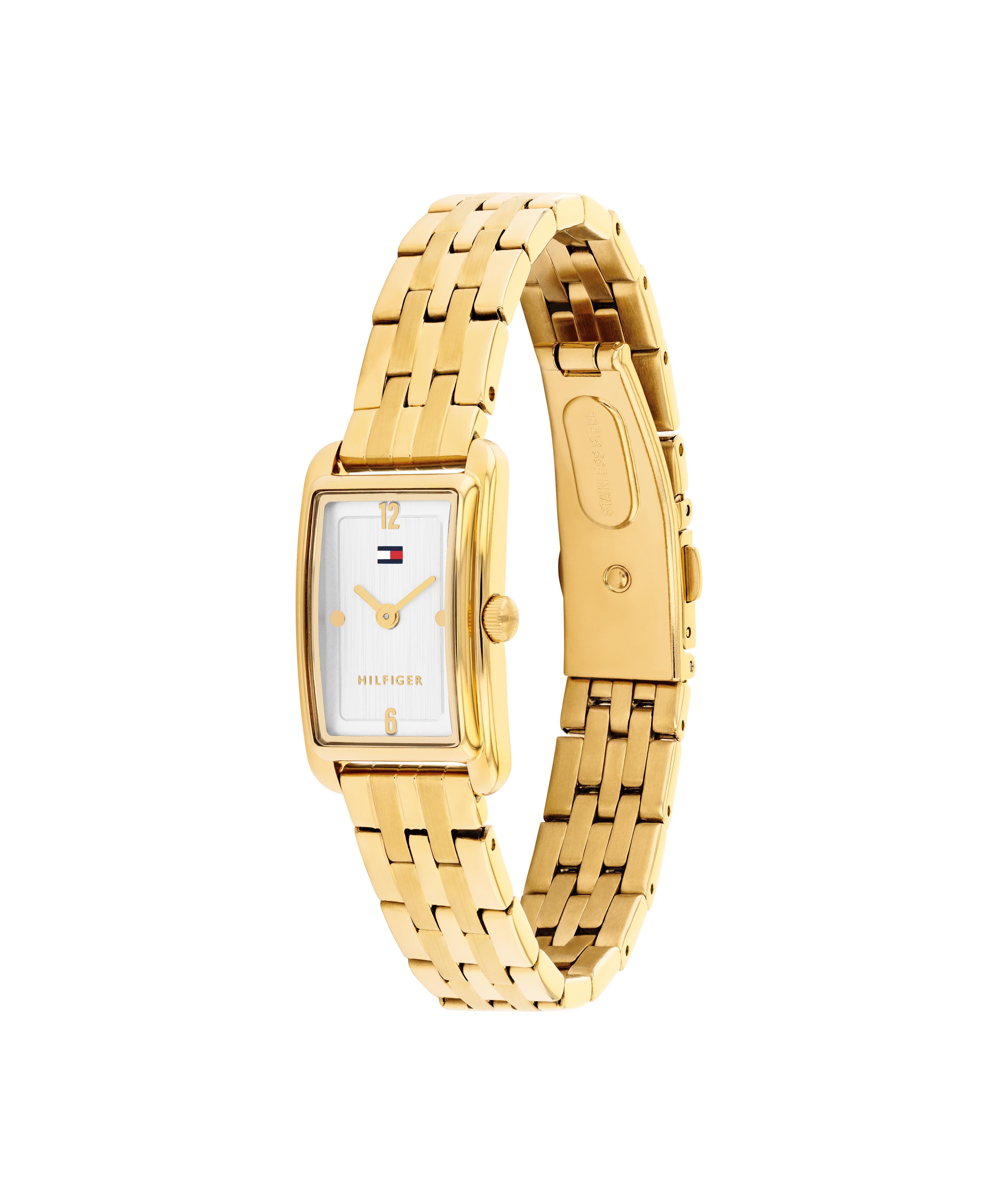 Tommy Hilfiger Quarzuhr MADISON 1782863, Armbanduhr, Damenuhr, Edelstahlarmband, analog