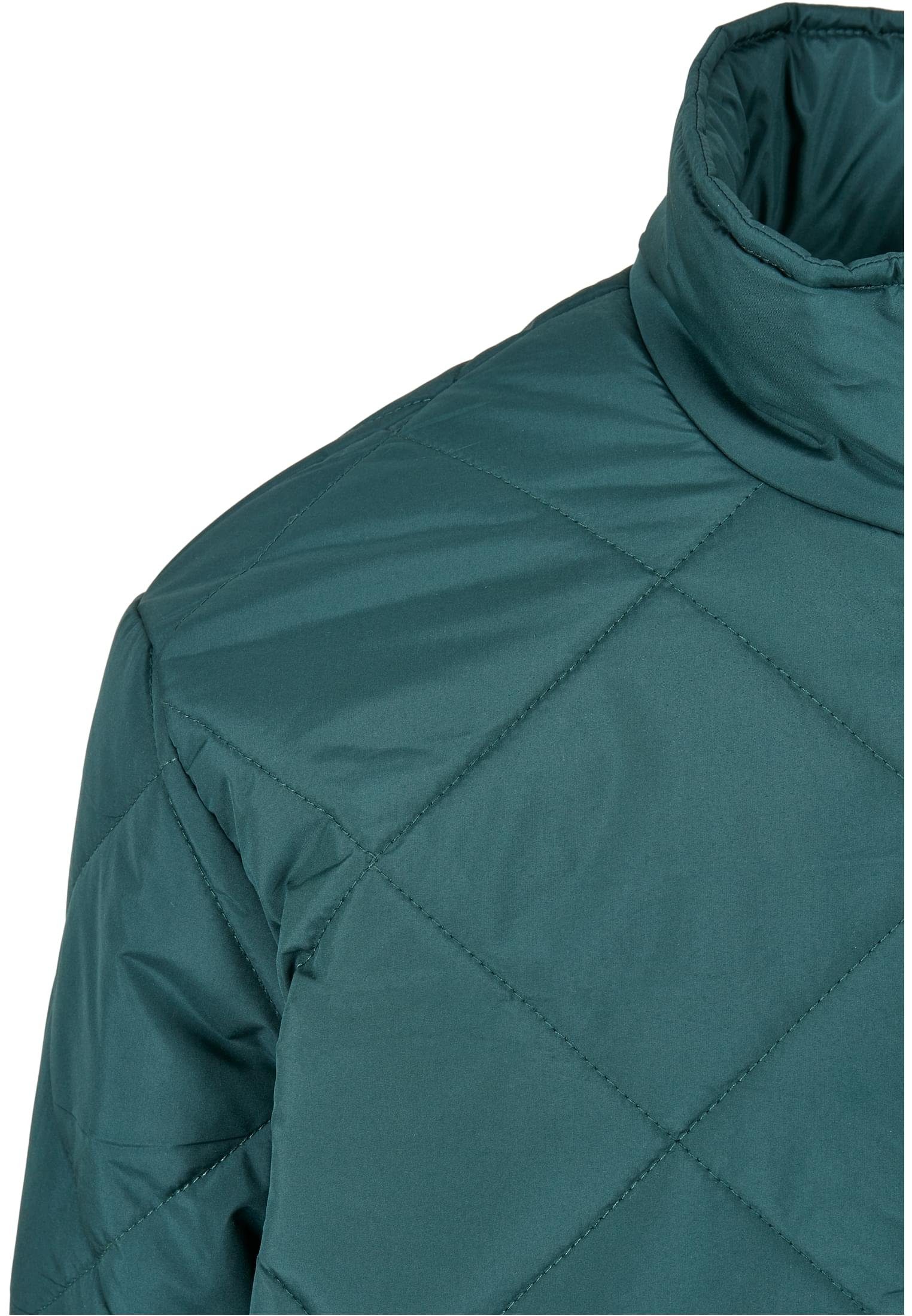 URBAN CLASSICS (1-St) Jacket Quilted Herren Short Diamond green Sommerjacke