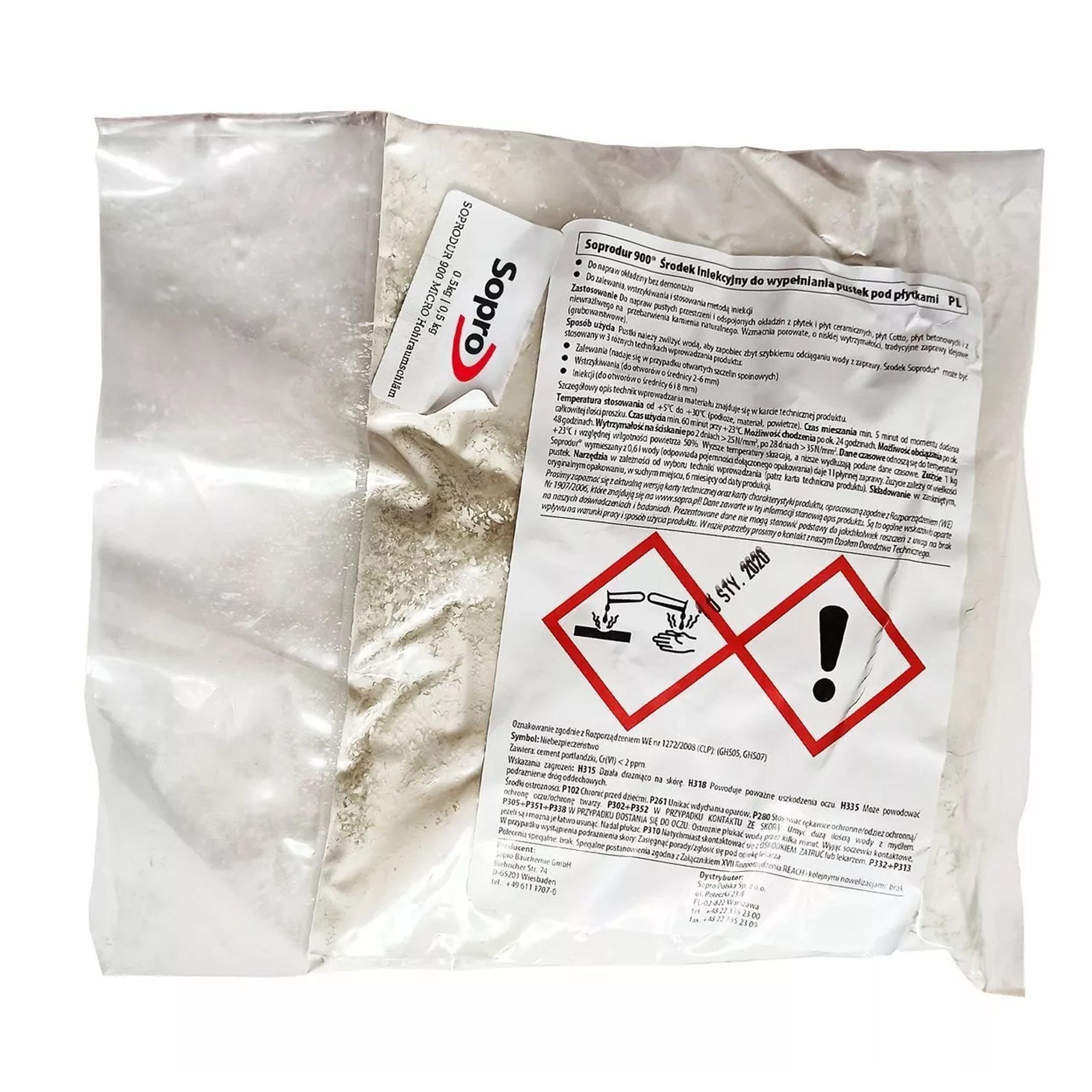 Sopro Bauchemie GmbH Dichtstoff SOPRO DUR 900 MICRO HOHLRAUMSZLÄMME Spachtelmasse Mörtel 5 KG