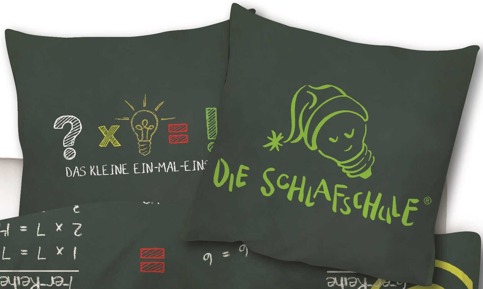 SkyBrands Bettwäsche Schlafschule - Das kleine 1x1 - Wende-Bettwäsche-Set, günstig online kaufen