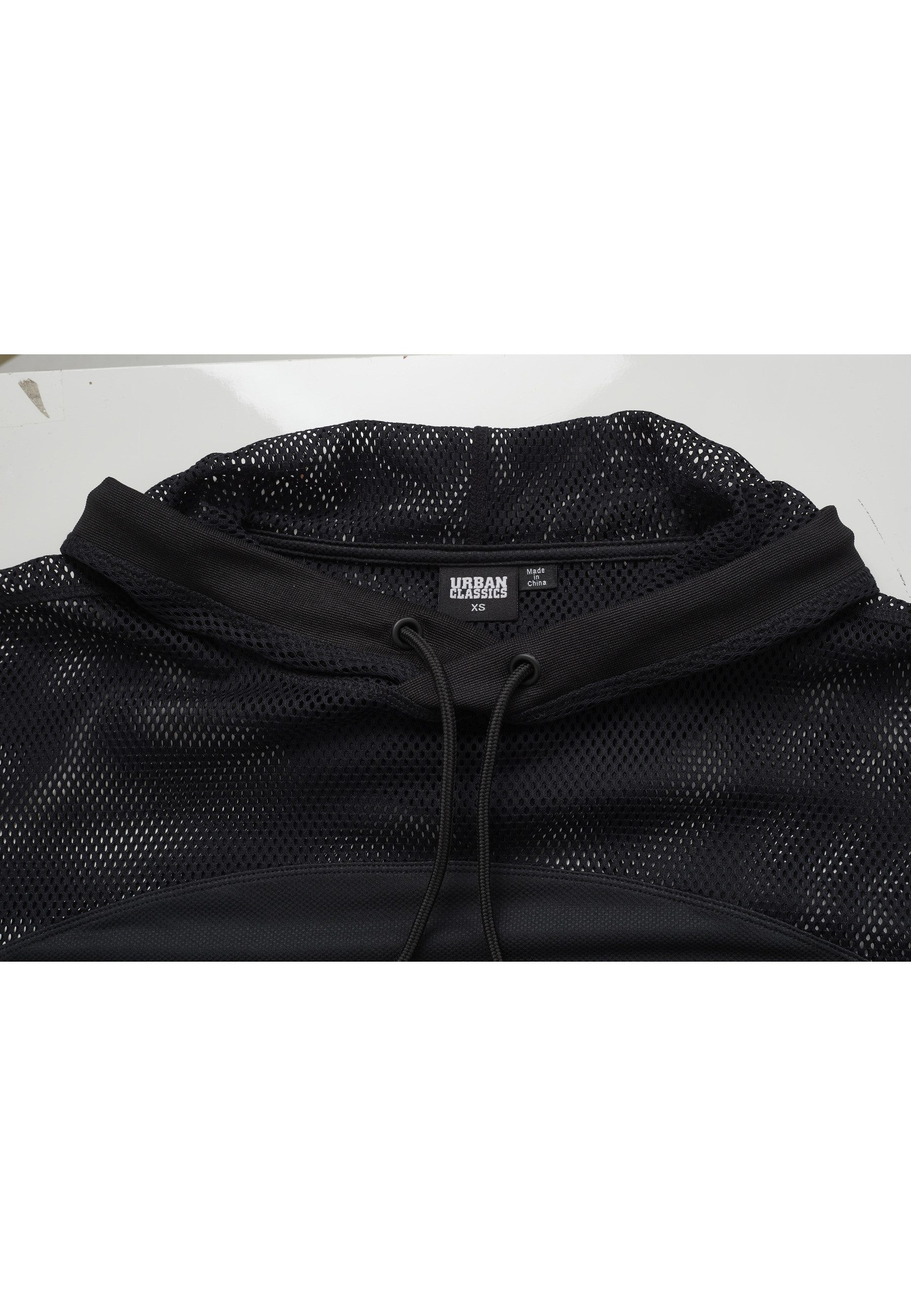 URBAN CLASSICS Rundhalspullover Urban Classics Damen Ladies Mesh Hoody (1-tlg)
