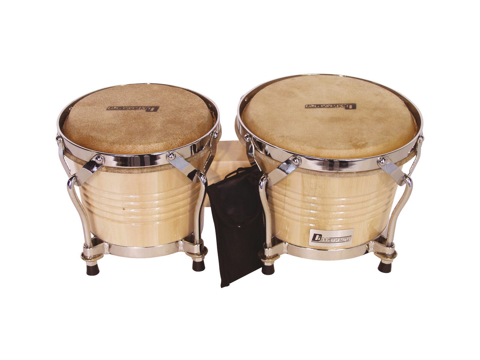 DIMAVERY Percussion Block DIMAVERY BG-67 Bongo 6,5 + 7,5 natur