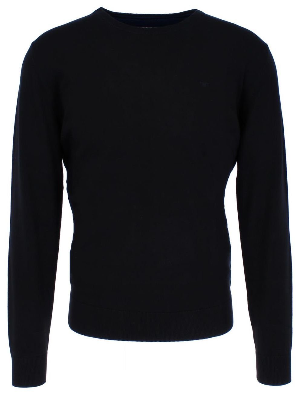 TOM TAILOR Sweatshirt Basic Crew Neck Sweater (1-tlg) Black 29999 | 