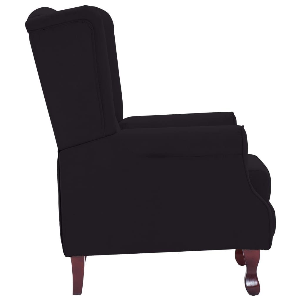 DOTMALL Relaxsessel Armsessel das mit Wohnzimmer Schwarz Holzbeine, verstellbare Sessel, für