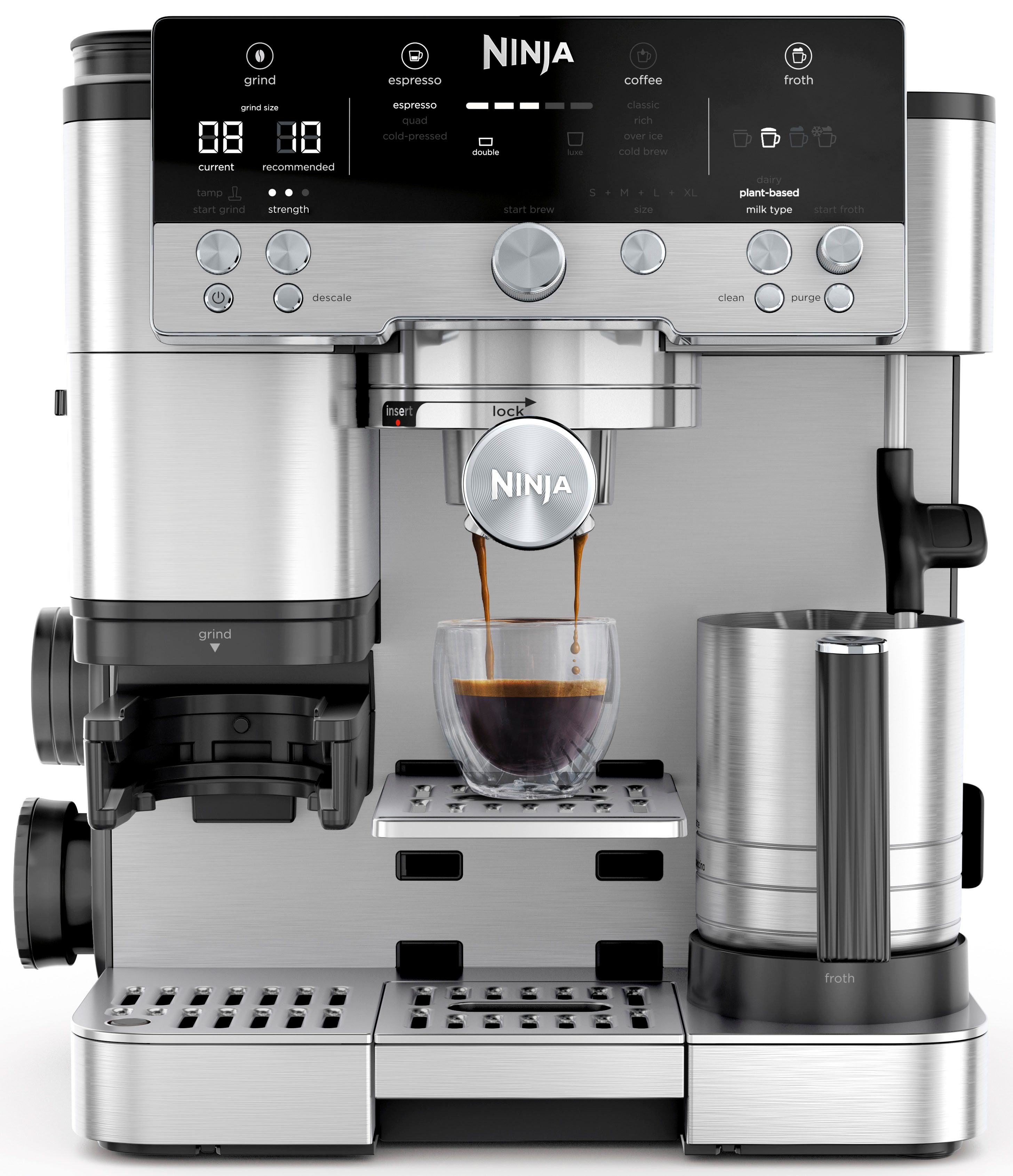 NINJA Espressomaschine ES601EU, Espresso-, Cold Brew- und Filterkaffeemaschine