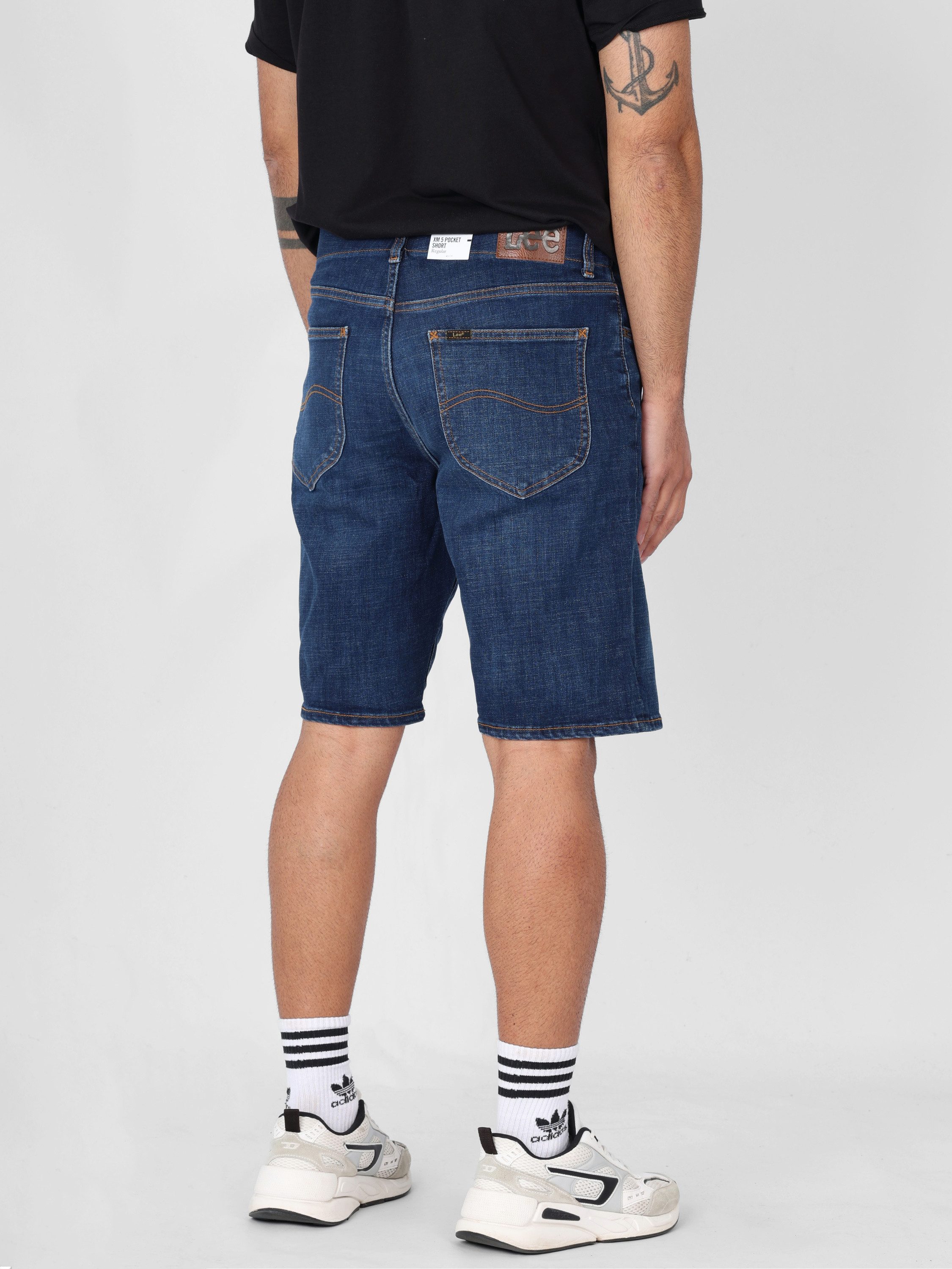 Lee® Jeansshorts Regular Fit - XM 5 POCKET LEGENDS Superstretch, elastischer Bund