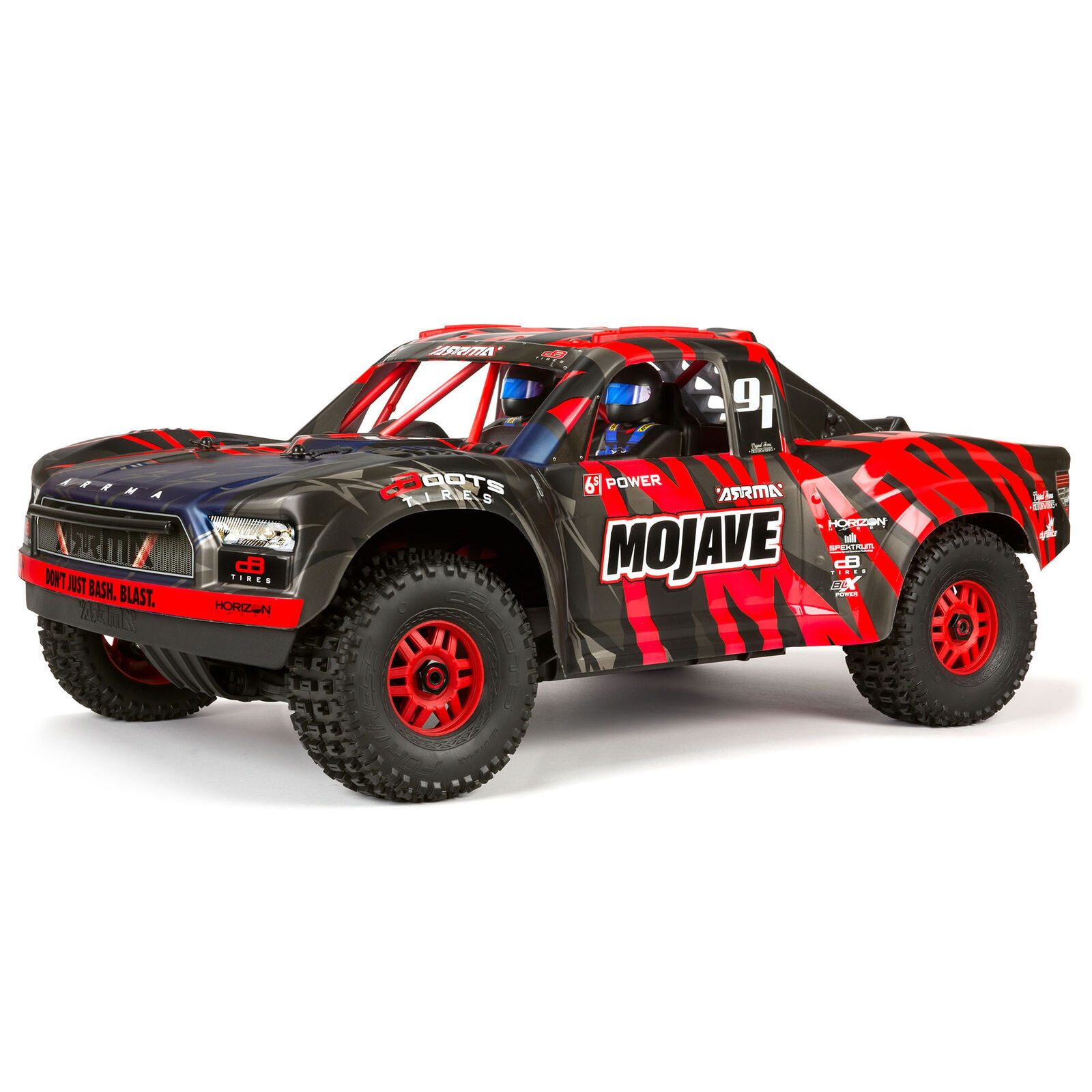 Arrma RC-Buggy Arrma Mojave 6S Desert Truck 1/7 Brushless 4WD BLX RTR Rot