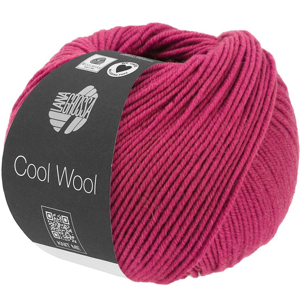 LANA GROSSA COOL WOOL MÉLANGE (WE CARE) Häkelwolle, 160 m (Klassiker aus purer, extrafeiner Merinowolle, mulesingfrei), 50 g