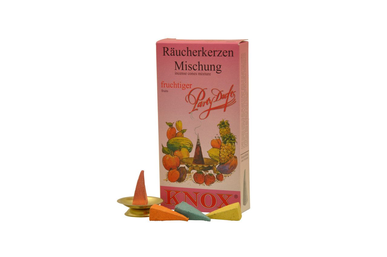 KNOX Räucherhaus Knox Räucherkerzen fruchtige Sommermischung 24