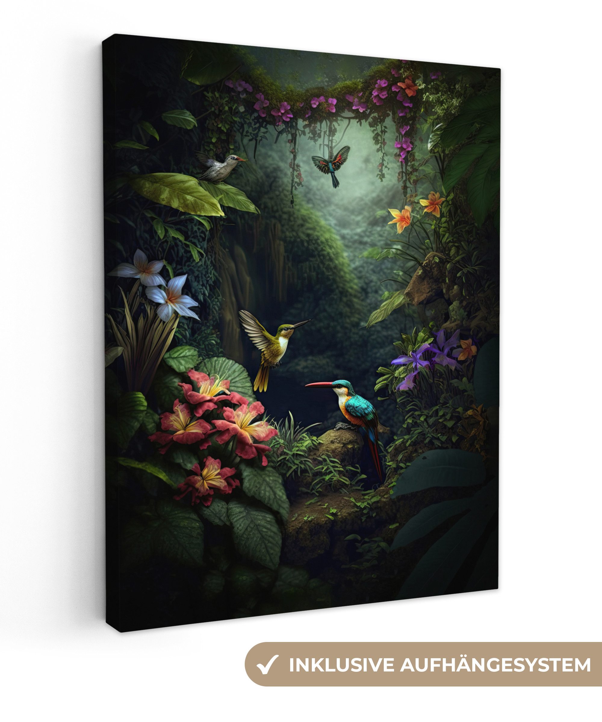 OneMillionCanvasses® Leinwandbild Blumen - Pflanzen - günstig online kaufen