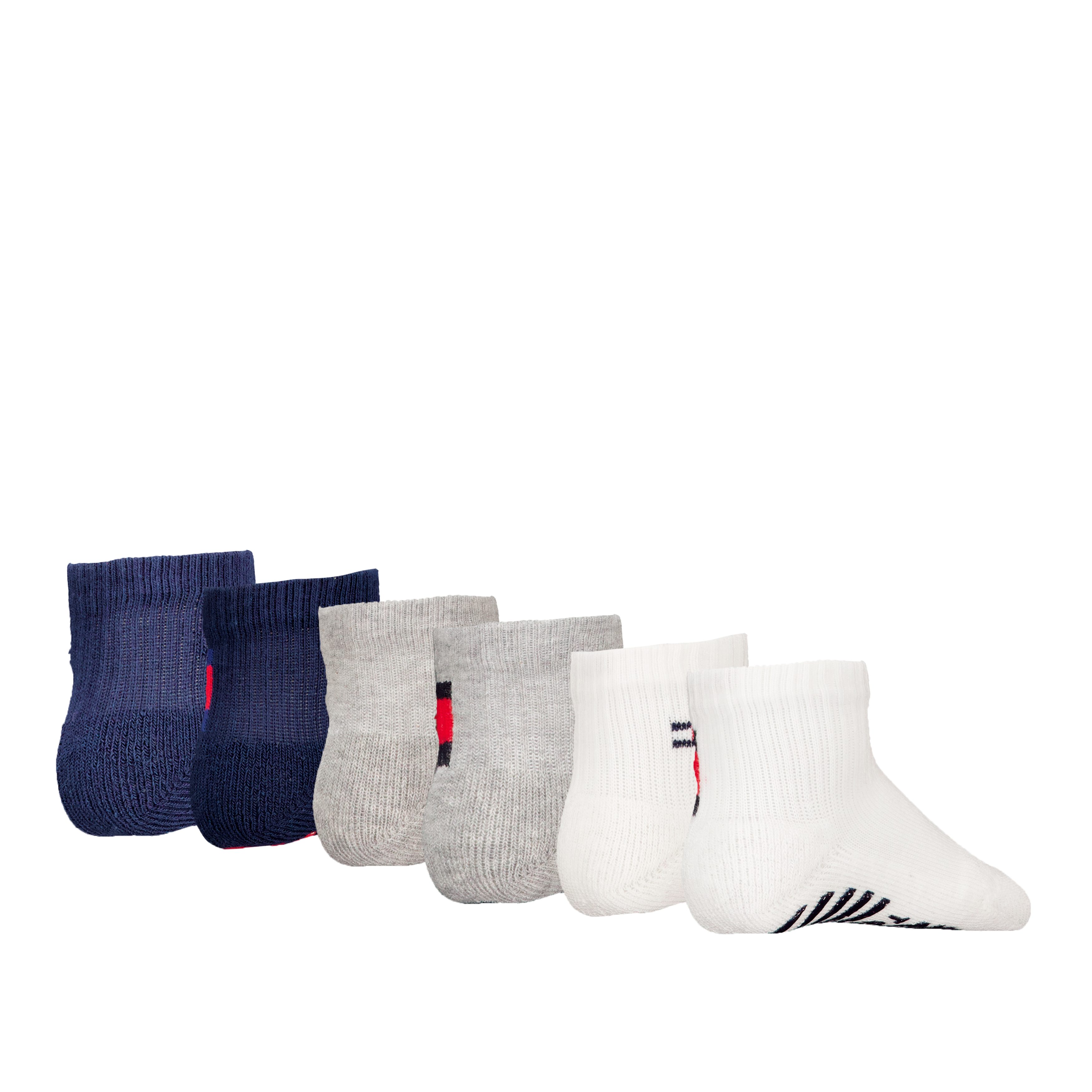 Tommy Hilfiger Socken TH BABY SOCK 6P FLAG SOCK ECOM (6 Paar) ABS Anti-Rutsch am Fuß